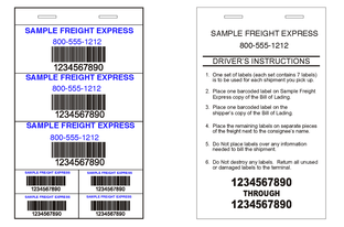 Freight Pro Labels 2