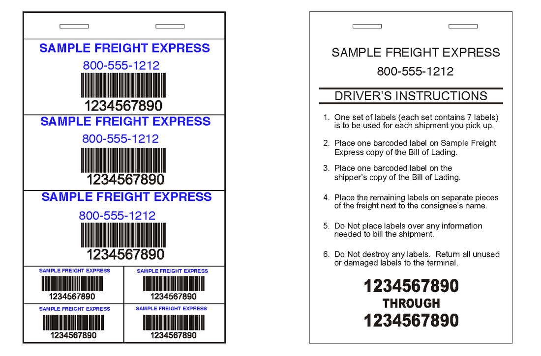 Freight Pro Labels | Greenway Print Solutions - Printing, Promotional Products, Apparel ...