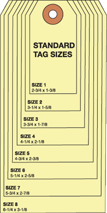 Tag Sizes